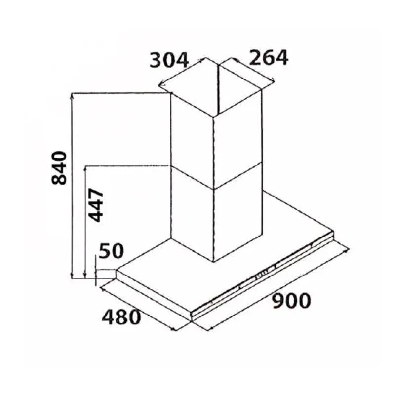 Tecno 60cm Chimney Hood KA 2238 Package 3
