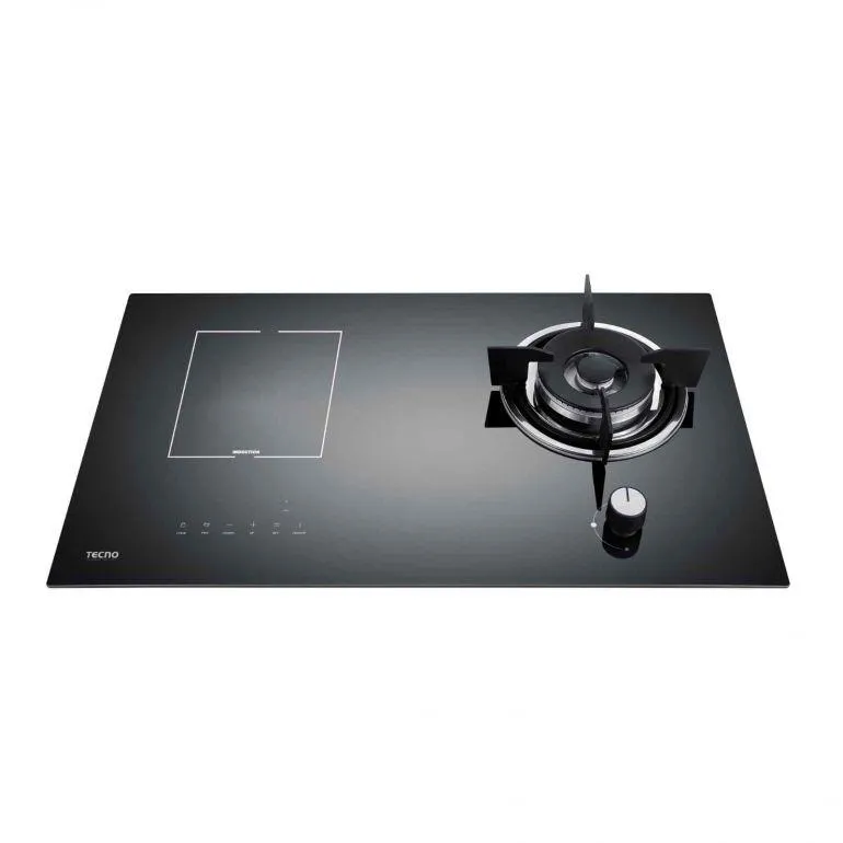 Tecno T-788GI 73cm Gas-Induction Hybrid Glass Hob (Pre-Order)