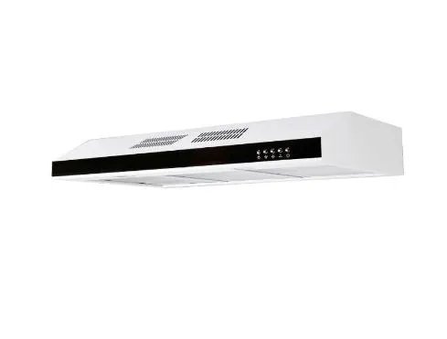 Tecno TCH 901SS/WH/BK Slim Line Designer Hood with Maxi-Flow Motor