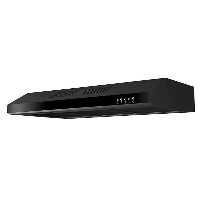 Tecno TCH 901SS/WH/BK Slim Line Designer Hood with Maxi-Flow Motor