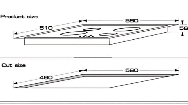 TECNOGAS INE664B 60cm Built-in Induction Hob