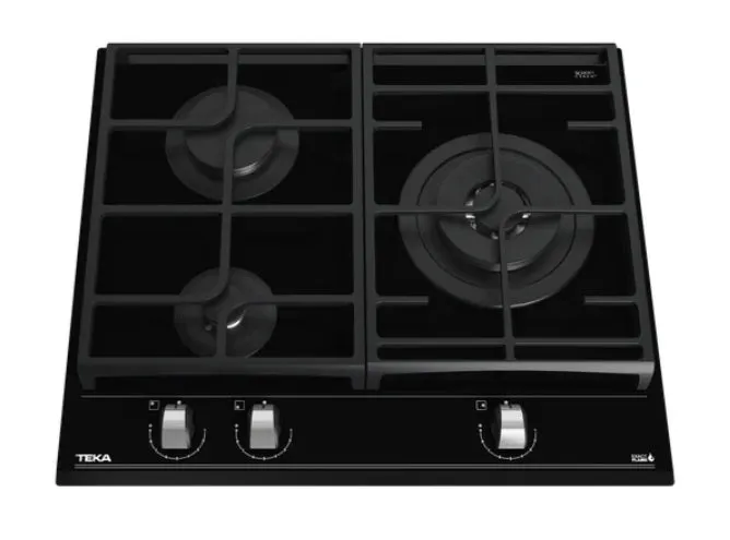 Teka GZC 63310 PUB/LPG  Gas on Glass Hob With Exactflame Function in 60 Cm of Butane Gas