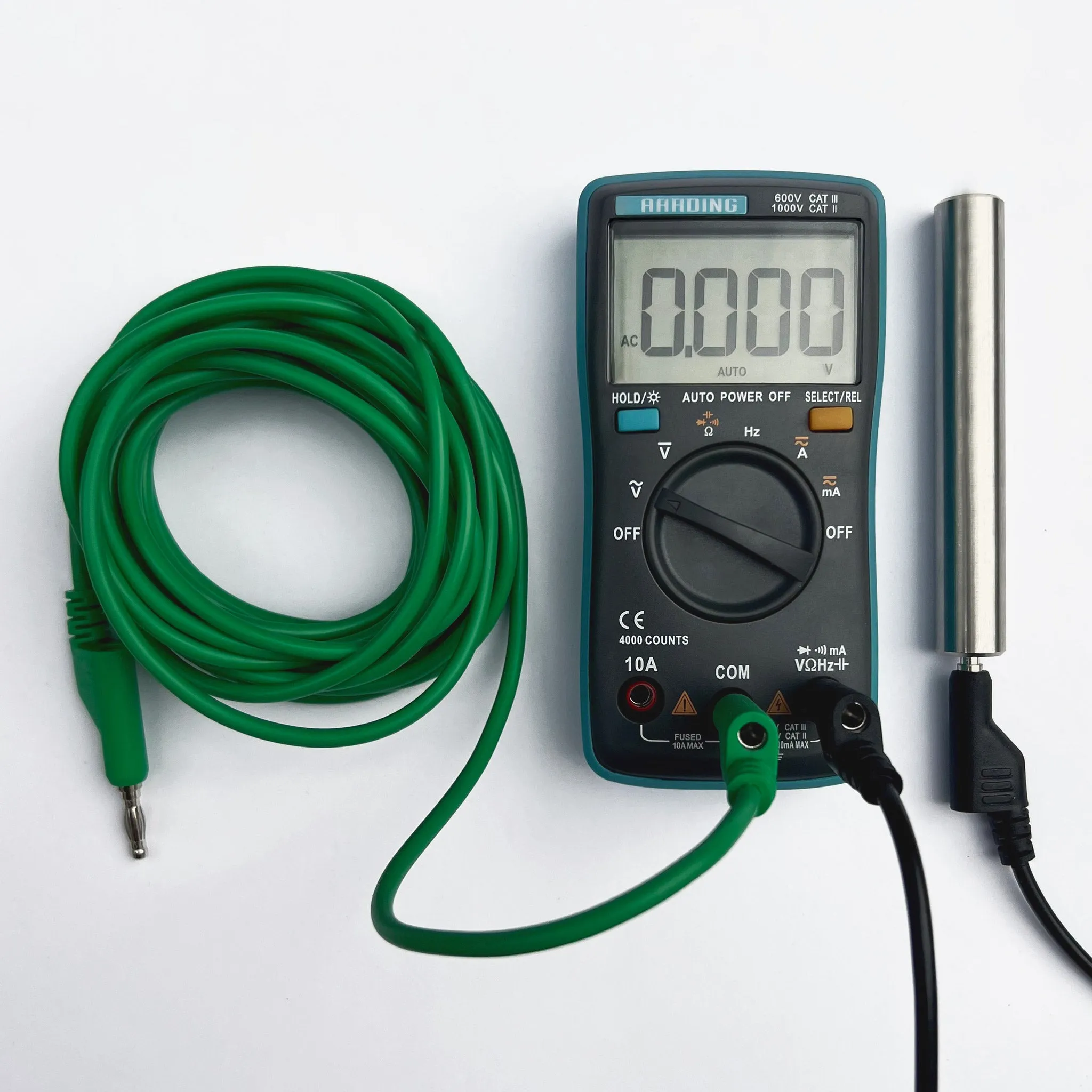 The Body Voltage Meter Set   Hand Rod