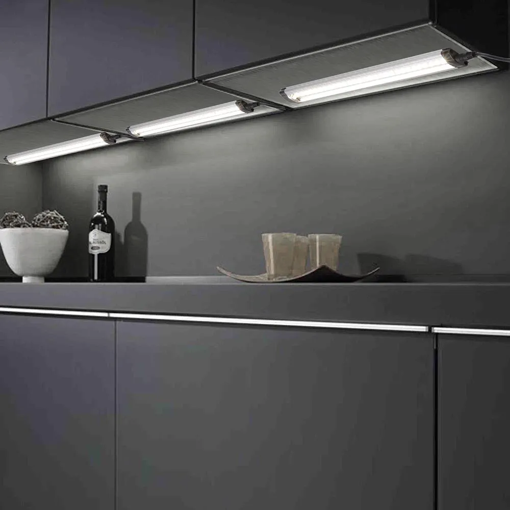 TheLAShop LED Under Cabinet Light Fixtures Bar Kit 3-Pack 11.5"