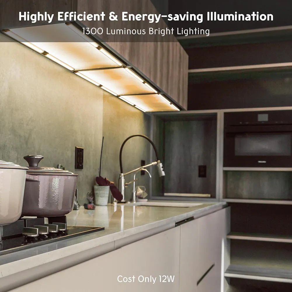 TheLAShop LED Under Cabinet Light Fixtures Bar Kit 3-Pack 11.5"