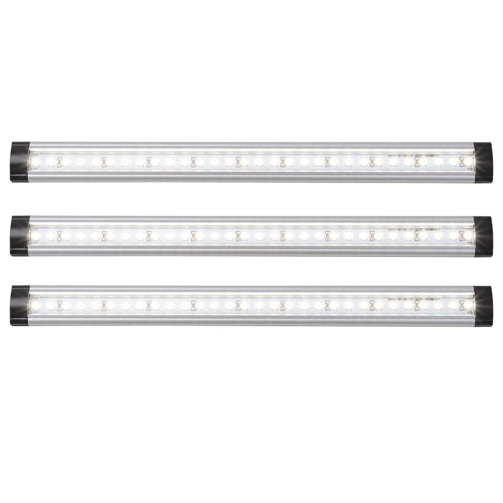 TheLAShop LED Under Cabinet Light Fixtures Bar Kit 3-Pack 11.5"