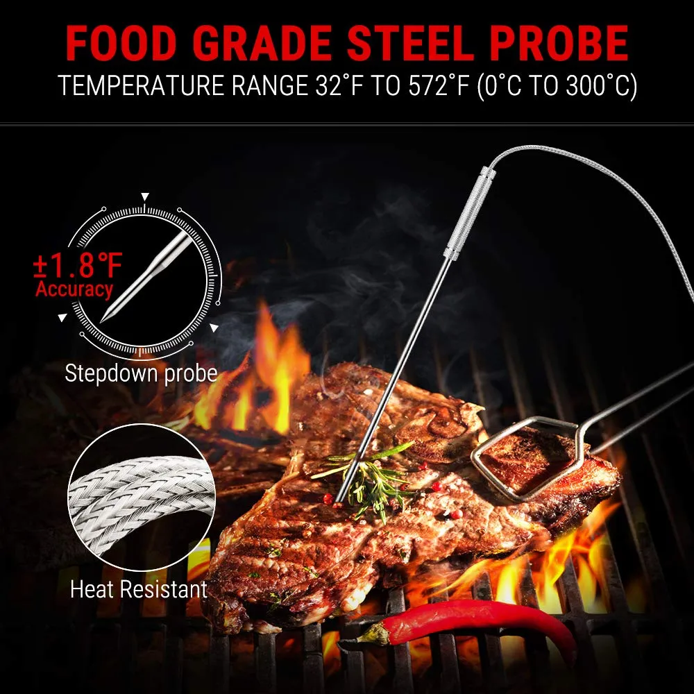 ThermoPro TP22S Digital Wireless Meat Thermometer for Grilling with Dual Probe