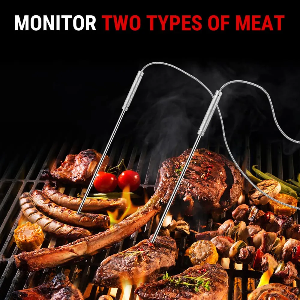 ThermoPro TP22S Digital Wireless Meat Thermometer for Grilling with Dual Probe