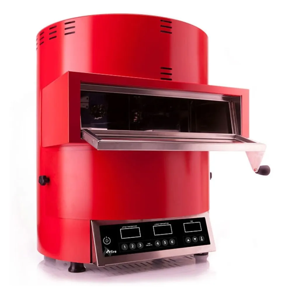 TurboChef FIRE 19" Double Wall Ventless Countertop Electric Pizza Oven - Traffic Red