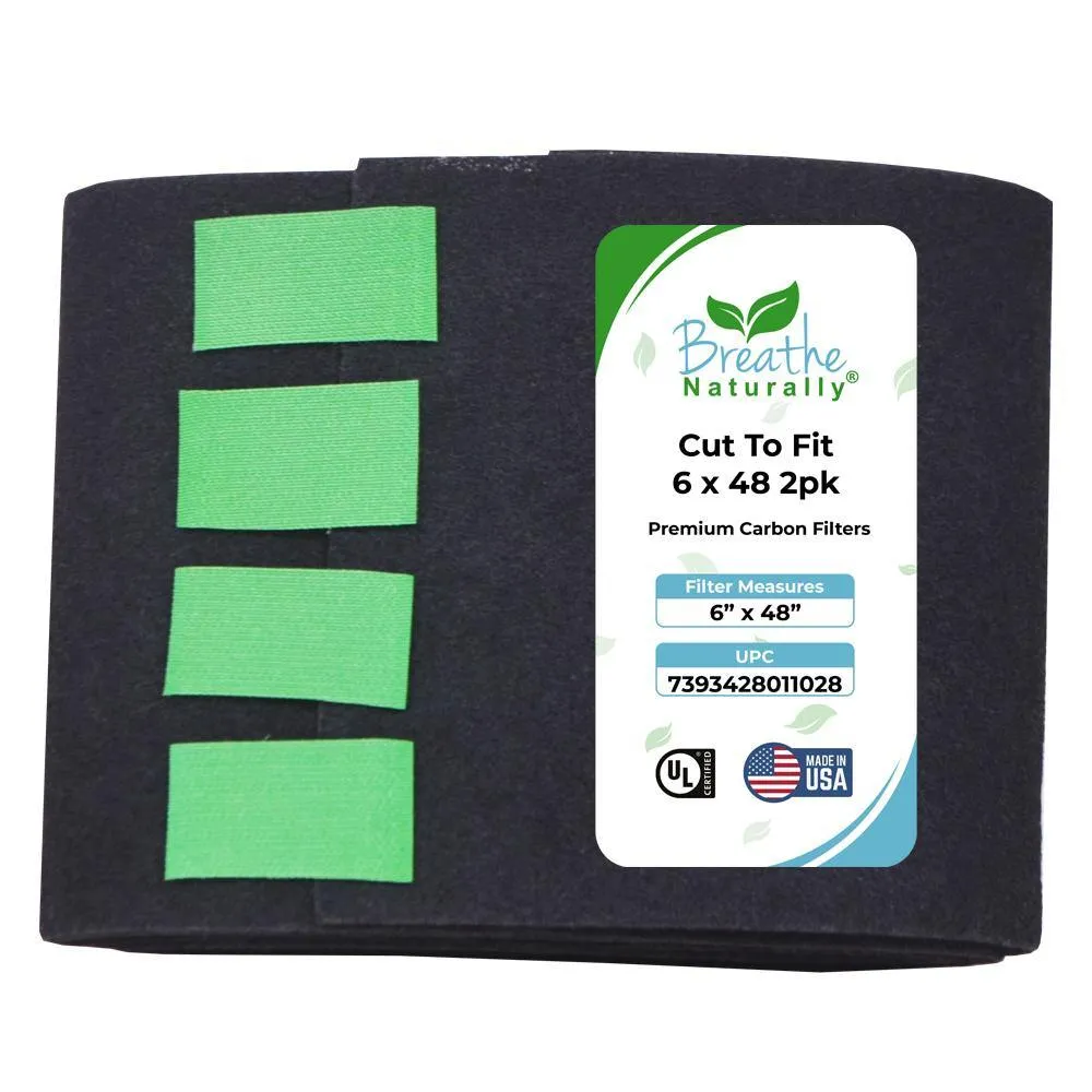 Universal Cut to Fit Replacement Carbon Pre-Filters - 6" x 48"