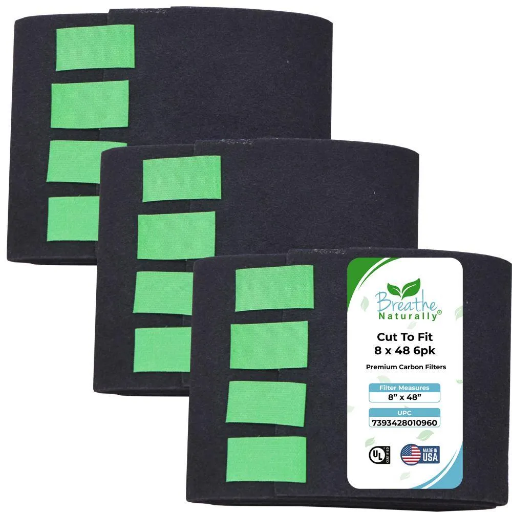Universal Cut to Fit Replacement Carbon Pre-Filters - 8" x 48"