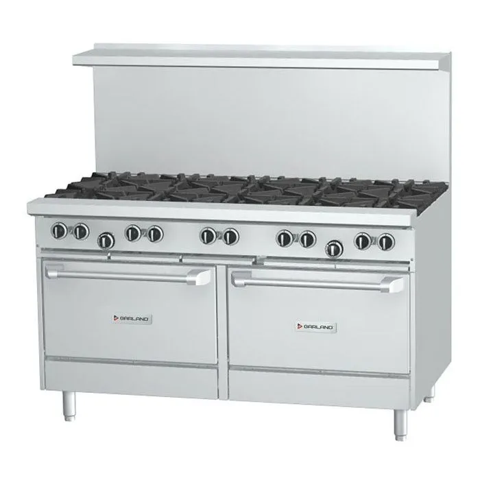 US Range U60-2G48RR 60" Natural Gas 2-Burner Range With Right Hand 48" Griddle and 2 Standard Ovens - 212,000 BTU