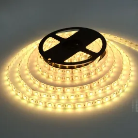 Warm White LED Strip 12V 5050 IP65 Waterproof 60LED/m 5 metre