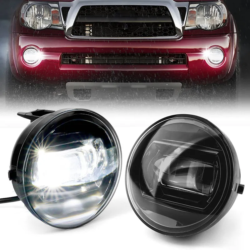 White/Yellow LED Fog Lights for 2005-2011 Toyota Tacoma
