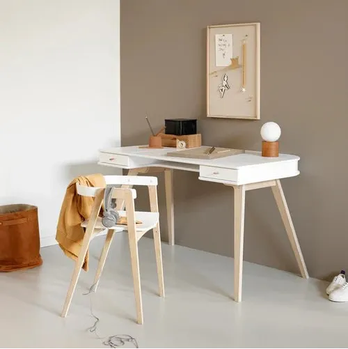 Wood desk 72,6 cm & armchair