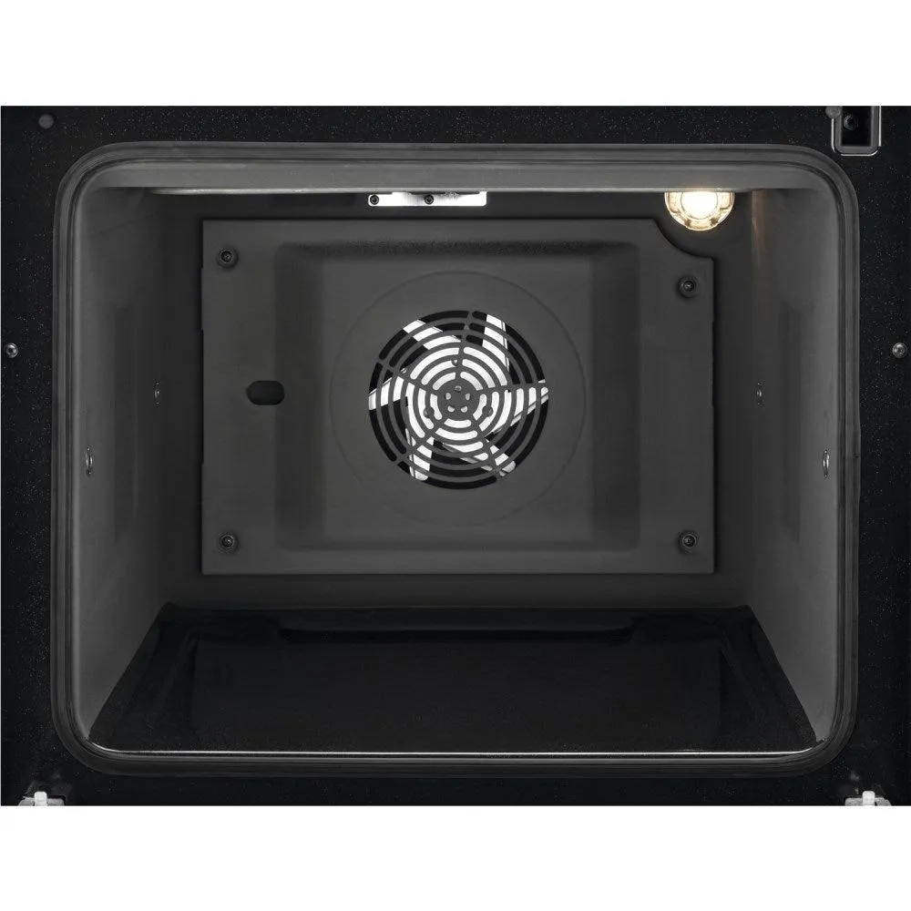 Zanussi 60cm Freestanding Double Oven Cooker With Ceramic Hob - Stainless Steel | ZCV66250XA