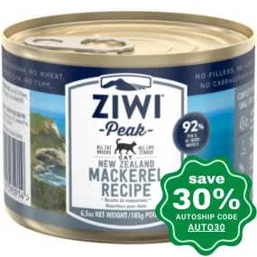 Ziwipeak - Moist MACKEREL Recipe Canned Cat Food - 185G (min. 12 cans)